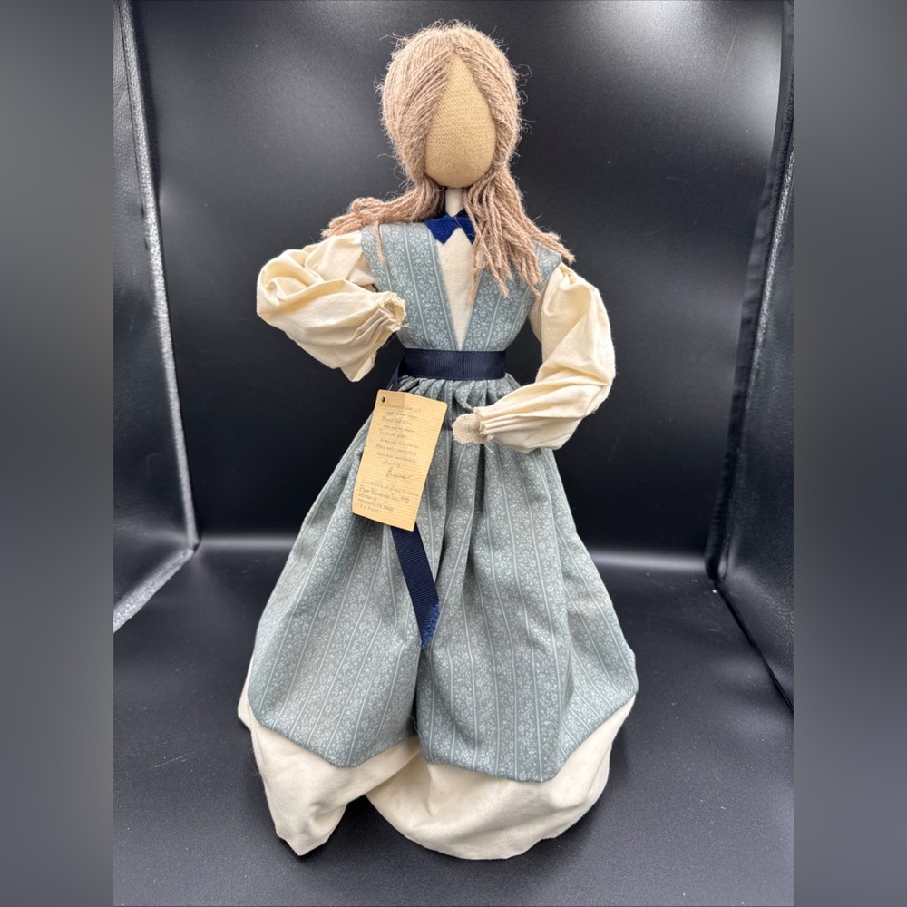 Handcrafted Doll Pine Baroness Inc Plain And Fancy Collection Vintage